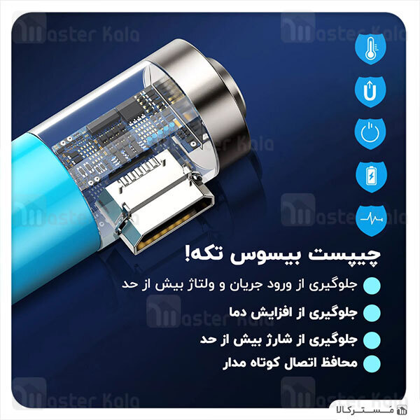 پک 4 عددی باتری قلمی شارژی بیسوس Baseus PCWH000311 دارای پورت